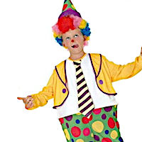 (image for) Spotted Clown Child Costume Small (3-4yo) Circus Halloween QCO5943S