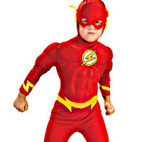 (image for) The Flash Muscle Chest Justice Leage Toddler Child Costume Superhero Halloween RC882308T