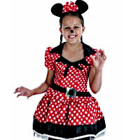 (image for) Miss Minnie Halloween Costume Small (4-6yo) Halloween OCC58817S