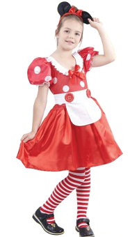 (image for) Mouse Girl Child Costume 110-120cm - Halloween QCO5945S
