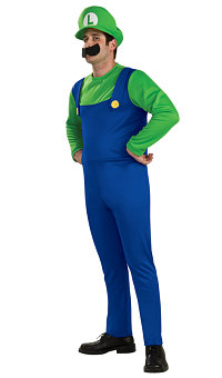 (image for) Luigi Adult Costume Super Mario Bros licensed Medium RC889229M