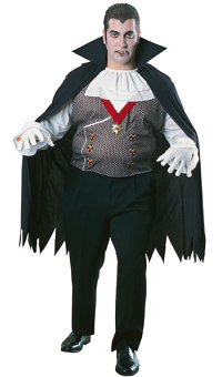 (image for) Vampire Full Cut Adult Costume (Plus Size) Halloween RC17410