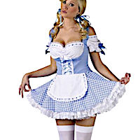 (image for) Dorothy Wizard of Oz Adult Costume (Medium/Large) WIC120894