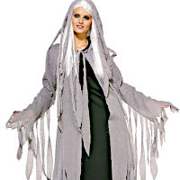 (image for) Ghost Female Costume Halloween (MEDIUM-STD) RC57016STD
