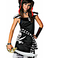 (image for) Pirate Teen Girl costume - Halloween - Teenager (14-16y.o)- RC42634TEEN