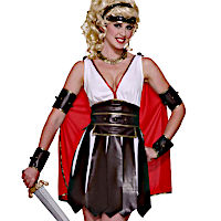 (image for) Sexy Woman Warrior X-SMALL Costume - Roman - Greek - Spartan WIC64465XS