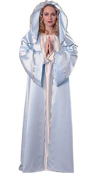 (image for) Virgin Mary Adult Costume (Fits most) Xmas Christmas Nativity - RC25531