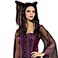 (image for) Beauty Witch Gothic Sorceress Costume Halloween (MEDIUM-STD) RC888405STD