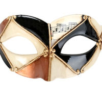 (image for) Pietro Gold Black Masquerade Eye Mask