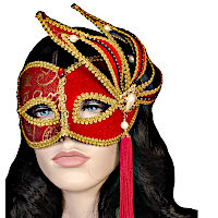 (image for) Red Phoenix Party Mask -MM060