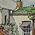 (image for) Framed "North Adelaide Cottage" by painter Cordelle Samuel - PNT-0145